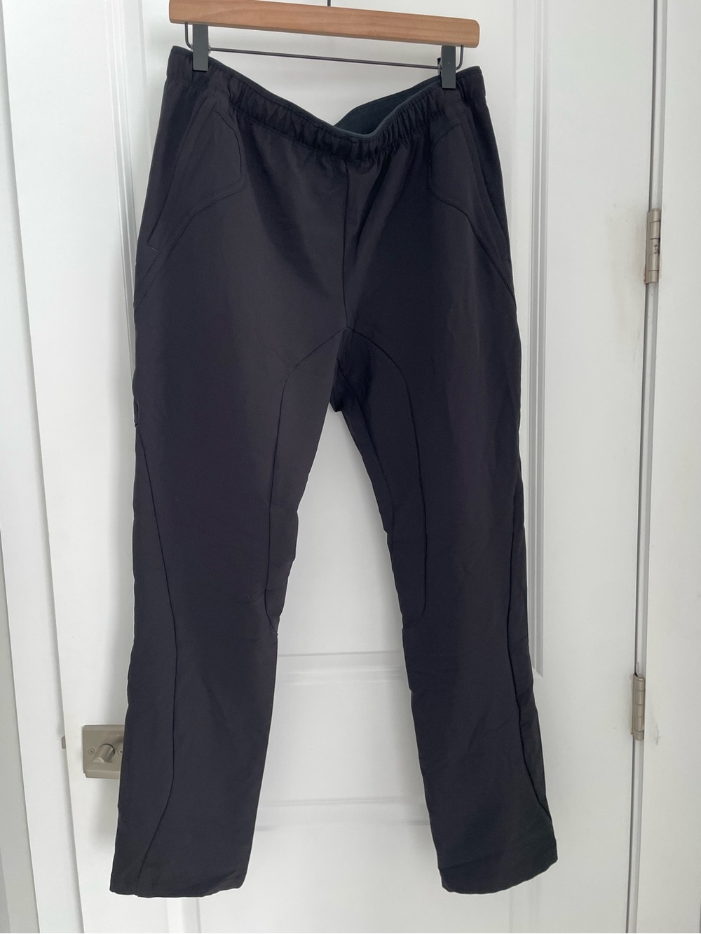 Paskho Pull On Travel Performance Pants Size XL Black Minimalist Athleisure